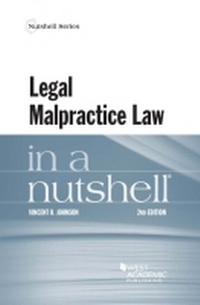 Enlarge image Cover: Legal Malpractice Law in a Nutshell - LEG Inc. (dba West Academic Publishing