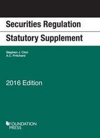 Abbildung von: Securities Regulation Statutory Supplement - LEG Inc. (dba West Academic Publishing