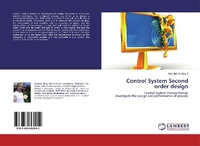 Abbildung von: Control System Second order design - LAP Lambert Academic Publishing