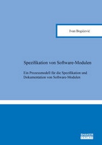 Enlarge image Cover: Spezifikation von Software-Modulen - Shaker