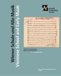 Cover: Wiener Schule und Alte Musik | Viennese School and Early Music - Arnold Sch&ouml;nberg Center