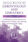 Cover: Annual Review of Gerontology and Geriatrics, Volume 37, 2017 - Springer Publishing Company