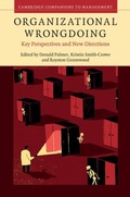 Cover: Organizational Wrongdoing - Cambridge University Press