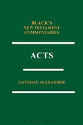 Cover: Acts: Black's New Testament Commentaries Series - Continuum International Publishing Group Ltd.