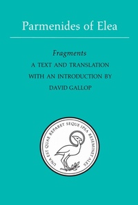 Enlarge image Cover: Parmenides of Elea - University of Toronto Press