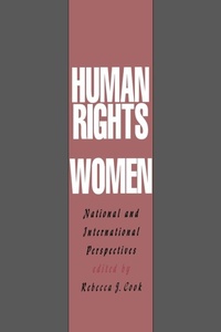 Enlarge image Cover: Human Rights of Women - University of Pennsylvania Press