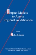 Cover: Impact Models to Assess Regional Acidification - Kluwer Academic Publishers