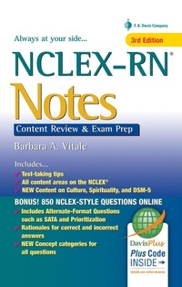 Enlarge image Cover: NCLEX-RN (R) Notes - F.A. Davis Company