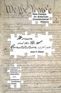 Cover: Women and the U.S. Constitution: 1776-1920 - American Historical Association