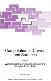 Enlarge image Cover: Computation of Curves and Surfaces - Kluwer Academic Publishers