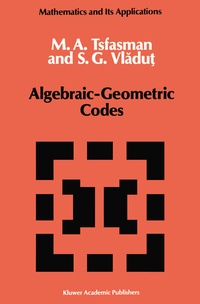 Abbildung von: Algebraic-Geometric Codes - Kluwer Academic Publishers