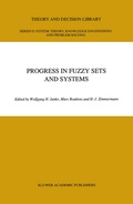 Cover: Progress in Fuzzy Sets and Systems - Springer