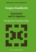 Cover: Symmetric and G-algebras - Springer