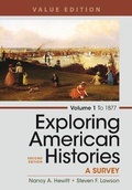 Cover: Exploring American Histories, Volume 1, Value Edition - Bedford Books