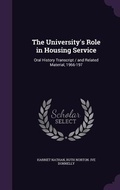 Cover: The University's Role in Housing Service - Palala Press