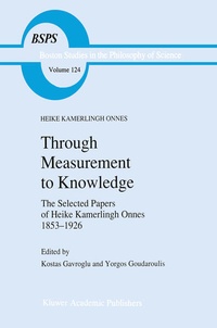 Enlarge image Cover: Through Measurement to Knowledge - Springer