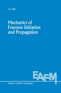 Cover: Mechanics of Fracture Initiation and Propagation - Springer