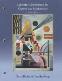 Enlarge image Cover: Lab Experiments for Organic and Biochemistry - Brooks/Cole