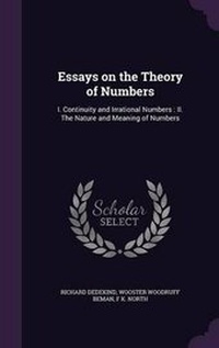 Abbildung von: Essays on the Theory of Numbers - Palala Press
