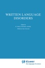 Cover: Written Language Disorders - Springer