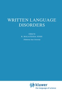 Abbildung von: Written Language Disorders - Springer
