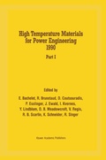 Cover: High Temperature Materials for Power Engineering 1990 - Kluwer Academic Publishers