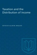 Bild: Taxation and the Distribution of Income - University of Toronto Press