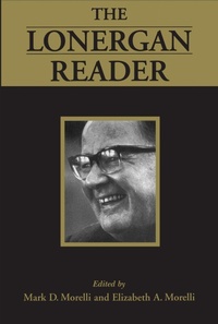 Enlarge image Cover: The Lonergan Reader - University of Toronto Press