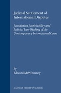 Abbildung von: Judicial Settlement of International Disputes:Jurisdiction Justiciability and Judicial Law-Making of the Contemporary International Court - Kluwer Academic Publishers