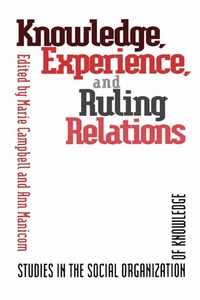 Enlarge image Cover: Knowledge, Experience, and Ruling - University of Toronto Press