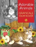 Cover: Adorable Animals GrayScale Coloring Book - North Light Books