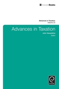 Cover: Advances in Taxation - Emerald Group Publishing Limited