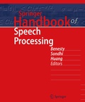 Cover: Springer Handbook of Speech Processing - Springer
