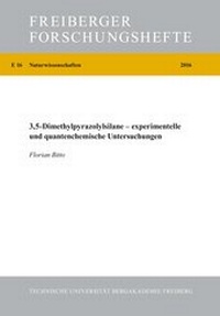 Bild: 3,5-Dimethylpyrazolylsilane - experimentelle und quantenchemische Untersuchungen - Technische Universität Bergakademie Freiberg