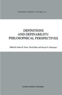 Cover: Definitions and Definability: Philosophical Perspectives - Kluwer Academic Publishers