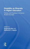Cover: Disability as Diversity in Higher Education - Routledge