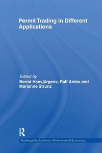 Enlarge image Cover: Permit Trading in Different Applications - Routledge