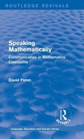 Cover: Routledge Revivals: Speaking Mathematically (1987) - Routledge