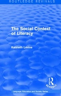 Cover: Routledge Revivals: The Social Context of Literacy (1986) - Routledge