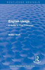 Cover: Routledge Revivals: English Usage (1986) - Routledge
