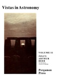 Cover: Vistas in Astronomy - Elsevier