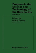 Cover: Progress in the Science and Technology of the Rare Earths - Elsevier