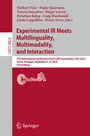 Cover: Experimental IR Meets Multilinguality, Multimodality, and Interaction - Springer