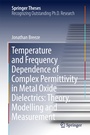 Cover: Temperature and Frequency Dependence of Complex Permittivity in Metal Oxide Dielectrics: Theory, Modelling and Measurement - Springer