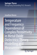 Cover: Temperature and Frequency Dependence of Complex Permittivity in Metal Oxide Dielectrics: Theory, Modelling and Measurement - Springer