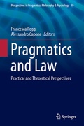 Cover: Pragmatics and Law - Springer