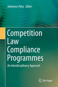 Abbildung von: Competition Law Compliance Programmes - Springer