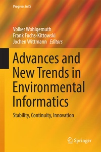 Enlarge image Cover: Advances and New Trends in Environmental Informatics - Springer