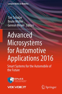 Enlarge image Cover: Advanced Microsystems for Automotive Applications 2016 - Springer