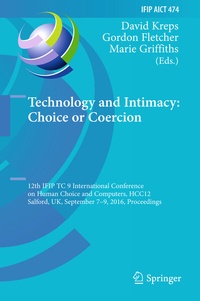 Abbildung von: Technology and Intimacy: Choice or Coercion - Springer